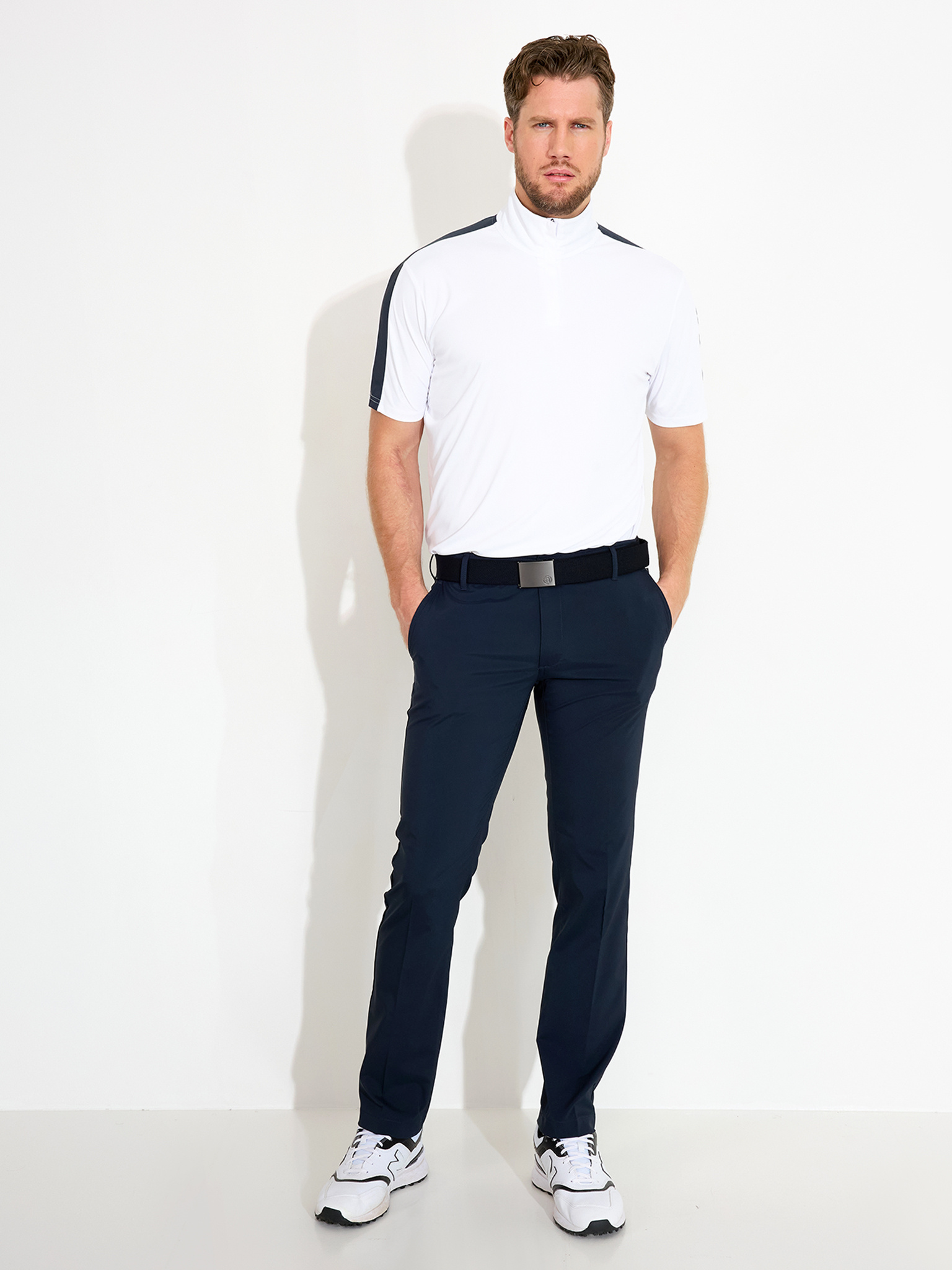 Mens Aloha UV halfsleeve - white