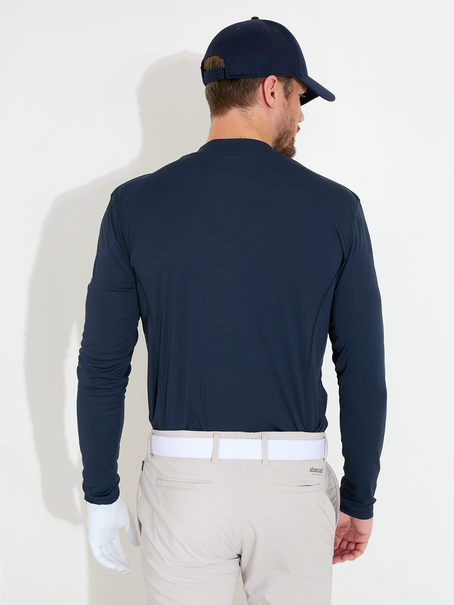 Mens Aloha UV turtle neck - navy