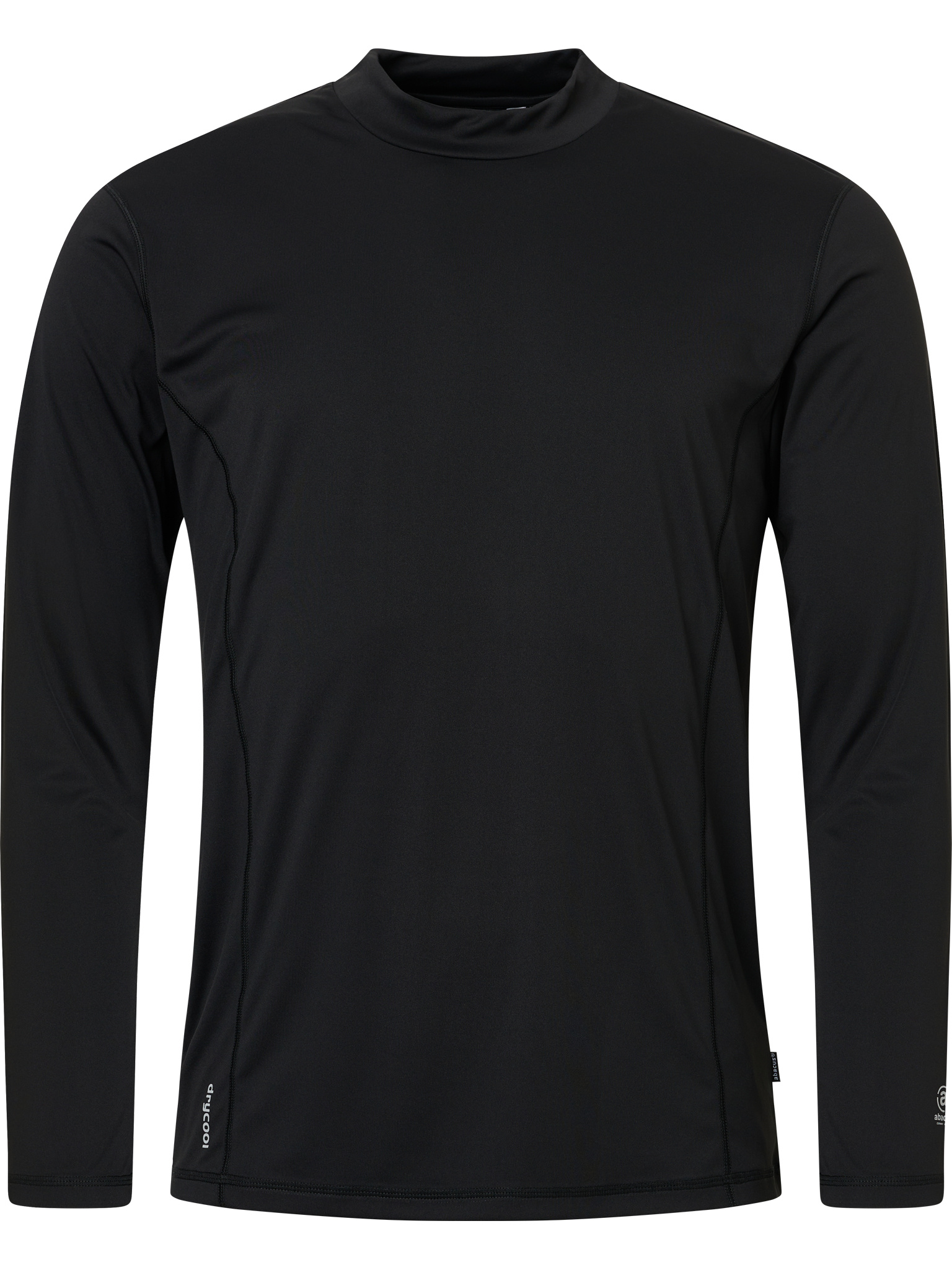 Mens Aloha UV turtle neck - black