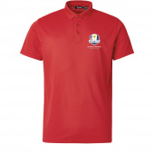 Mens RC Cray drycool polo - red