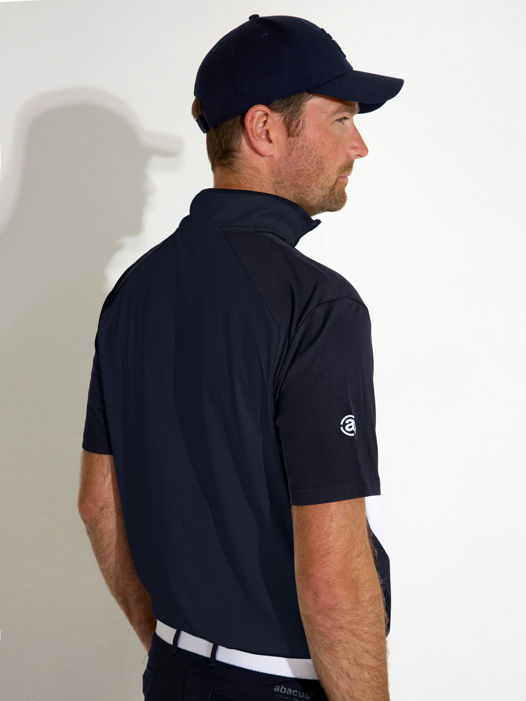 Mens Turnberry polo - white/navy