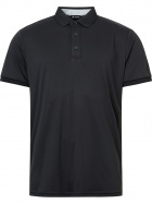 Mens Hammel recycled polo - black Mens Hammel recycled polo - black