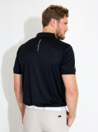 Mens Hammel recycled polo - black Mens Hammel recycled polo - black