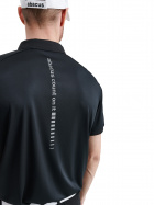 Mens Hammel recycled polo - black Mens Hammel recycled polo - black