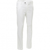 Mens Cleek stretch trousers - white