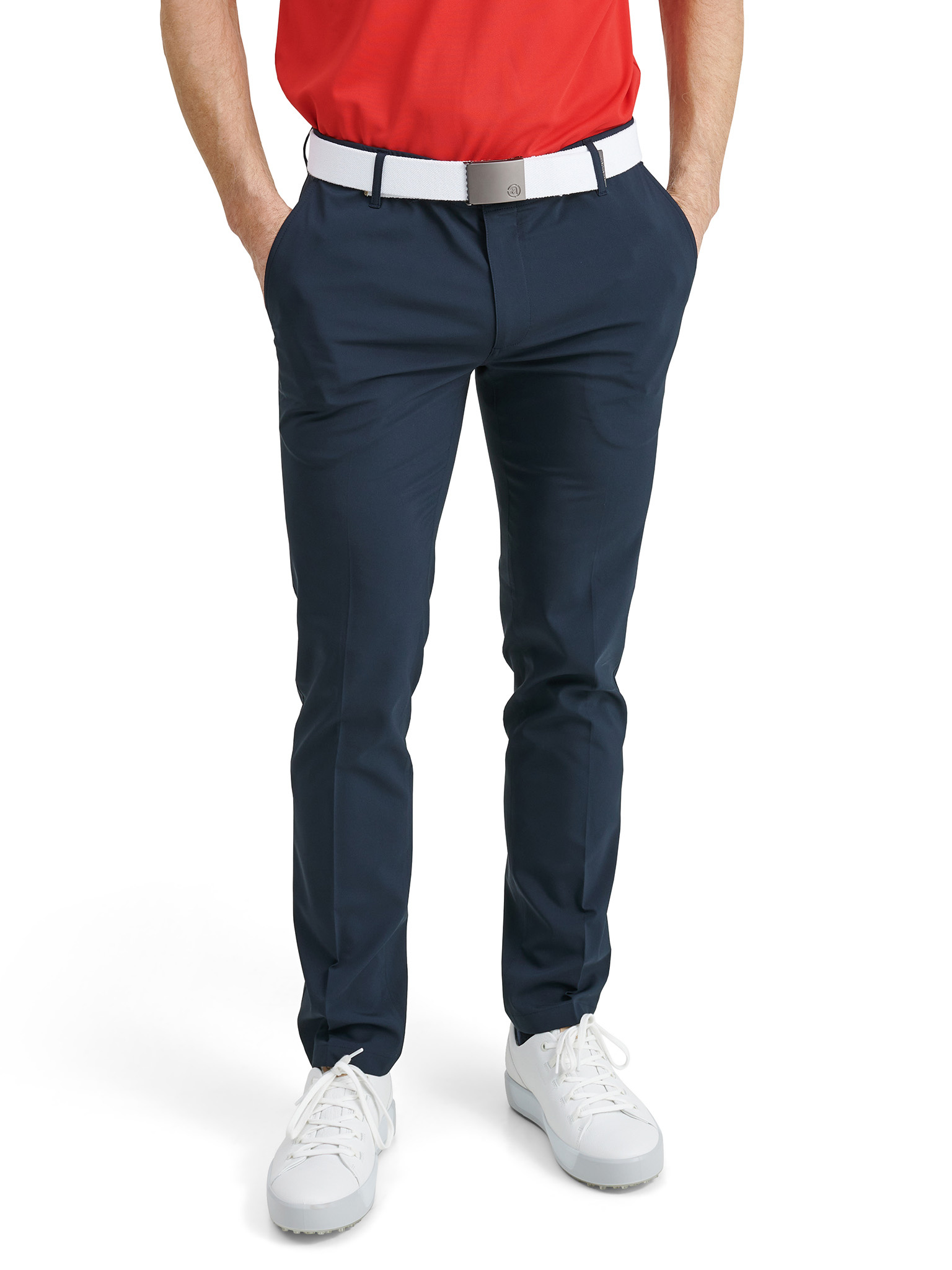 Mens Cleek flex trousers - navy