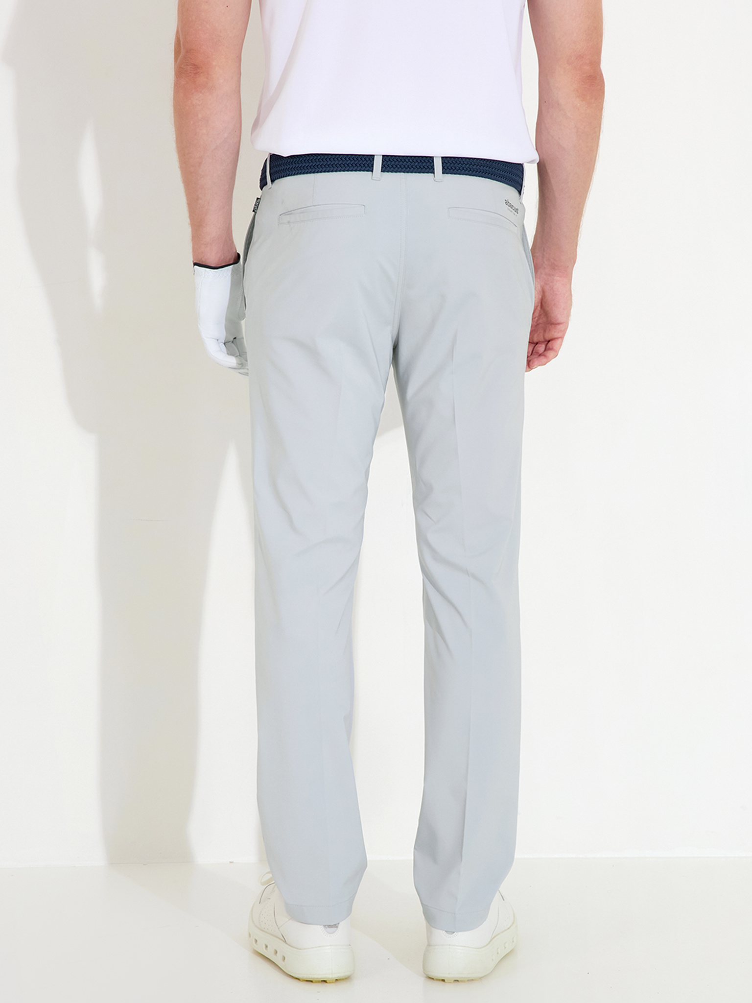 Mens Cleek flex trousers - lt.grey