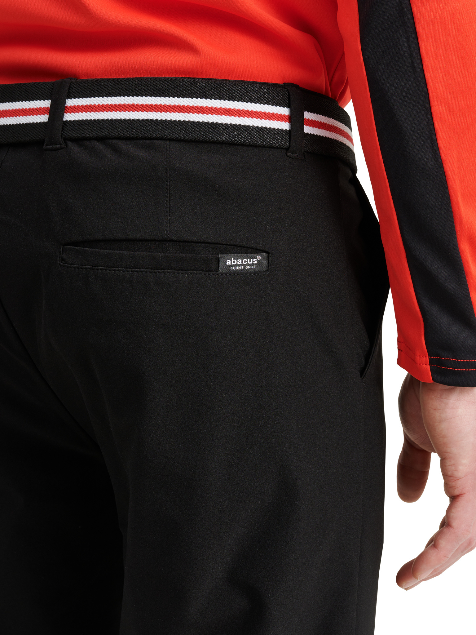 Mens Mellion Stretch trousers - black