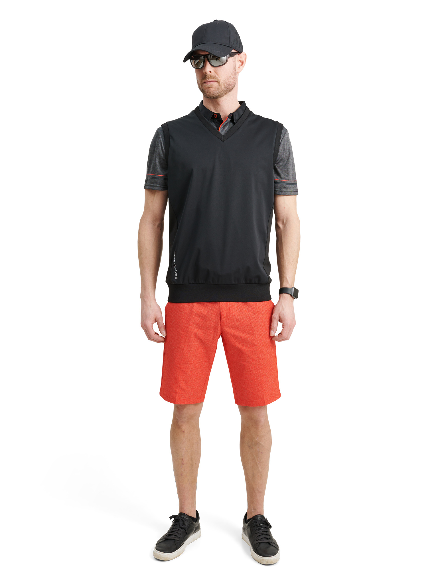 Men Huntingdale shorts - sunset