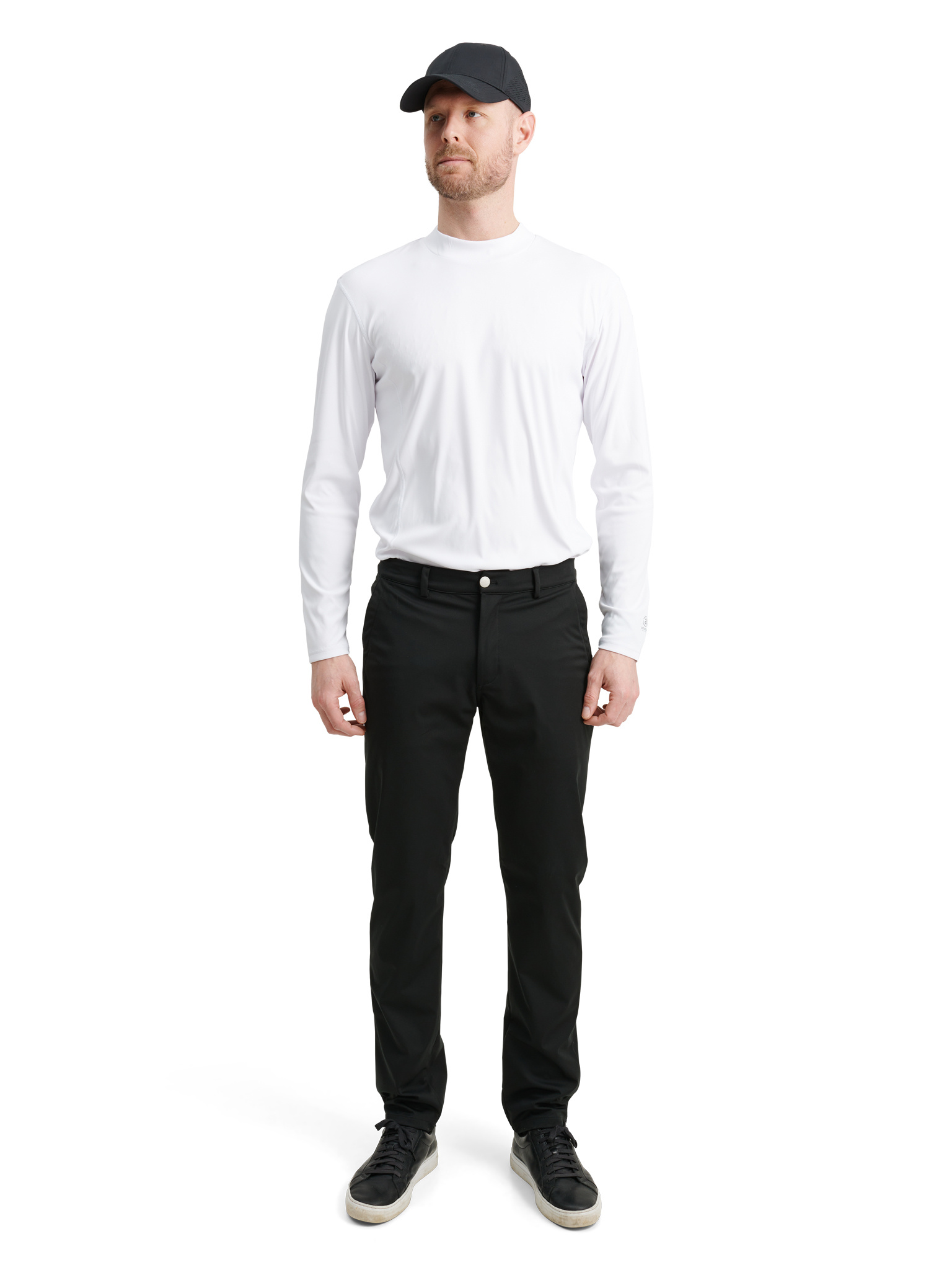 Mens Druids windvent trousers - black