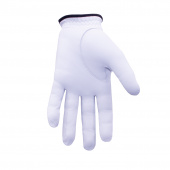 Mens abacus full leather glove - white