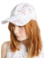 Juliet cap - white floral Juliet cap - white floral