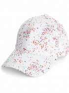 Juliet cap - white floral Juliet cap - white floral